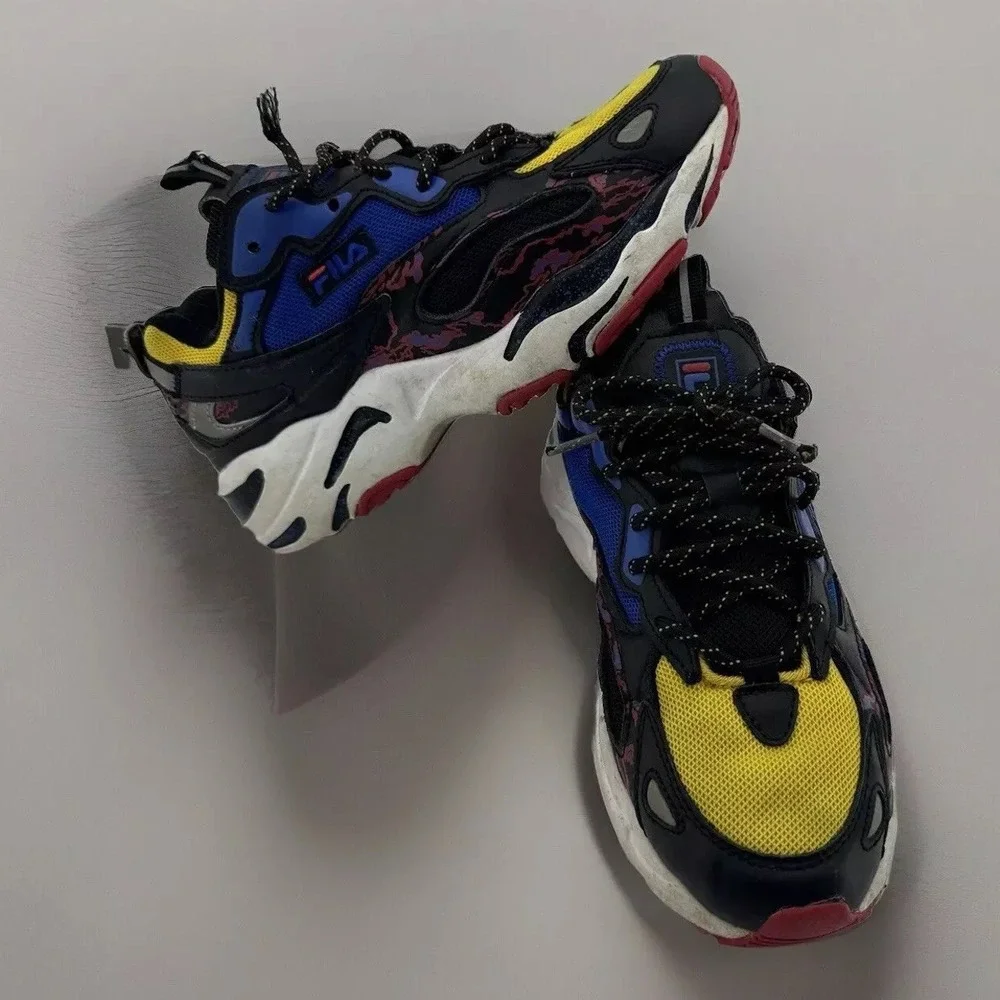 Fila Ray Tracer Sample Shoes Sz 5.5 Multicolor Y2K 90s‎ Chunky Dad Sneakers